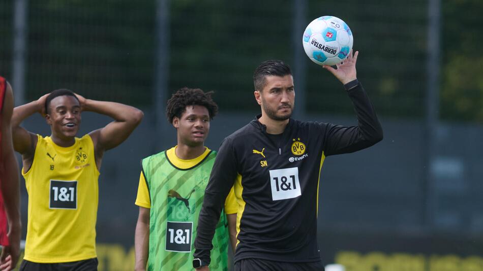 BVB-Trainer Nuri Sahin im Training