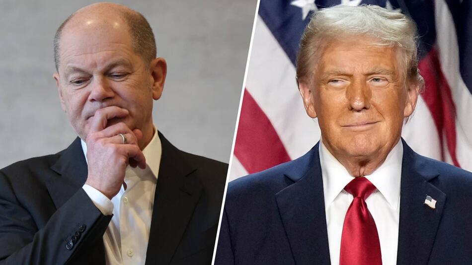 Olaf Scholz, Donald Trump