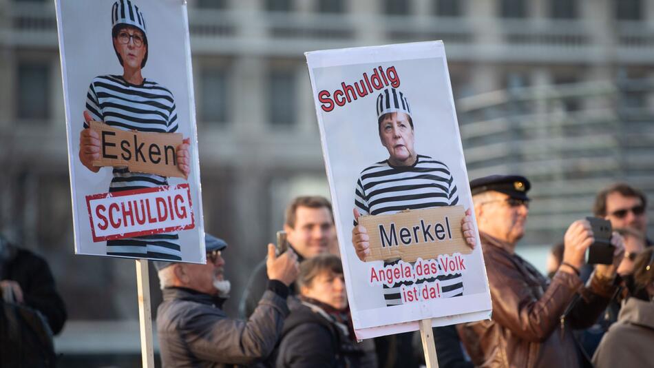 Demonstration «Querdenken» in Leipzig