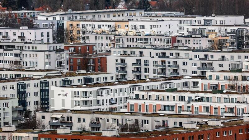 Eine Wohnsiedlung in Berlin.