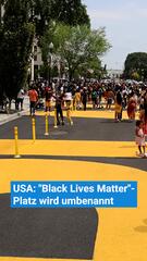USA: Black Lives Matter-Platz wird umbenannt