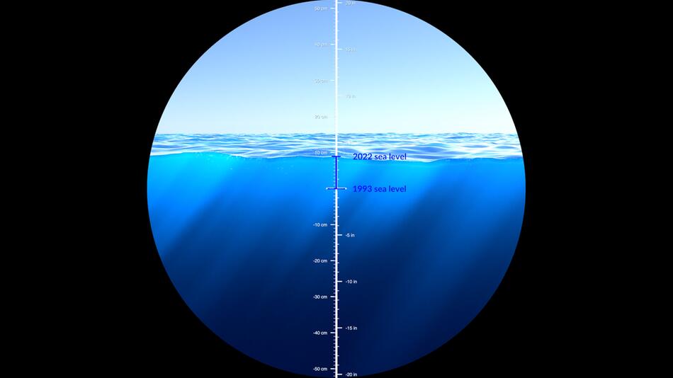 Beängstigende Animation: NASA zeigt, wie sich 30 Jahre steigender Meeresspiegel anfühlen