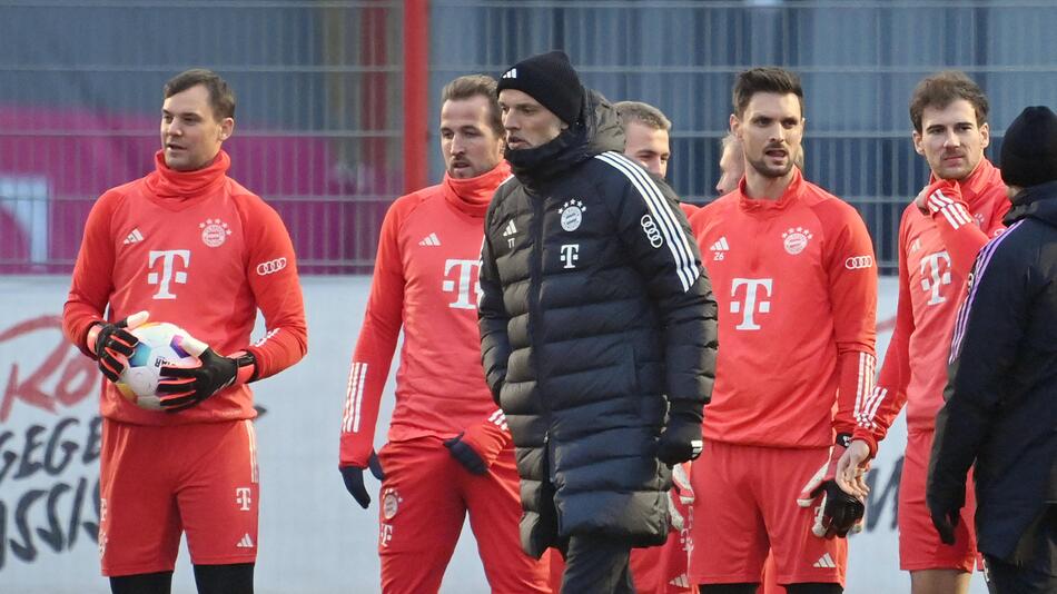Thomas Tuchel beim Training des FC Bayern am 2. Januar.