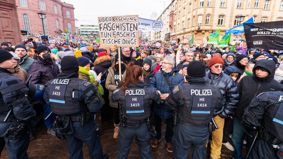 Demonstrationen gegen Rechtsextremismus - Frankfurt/Main