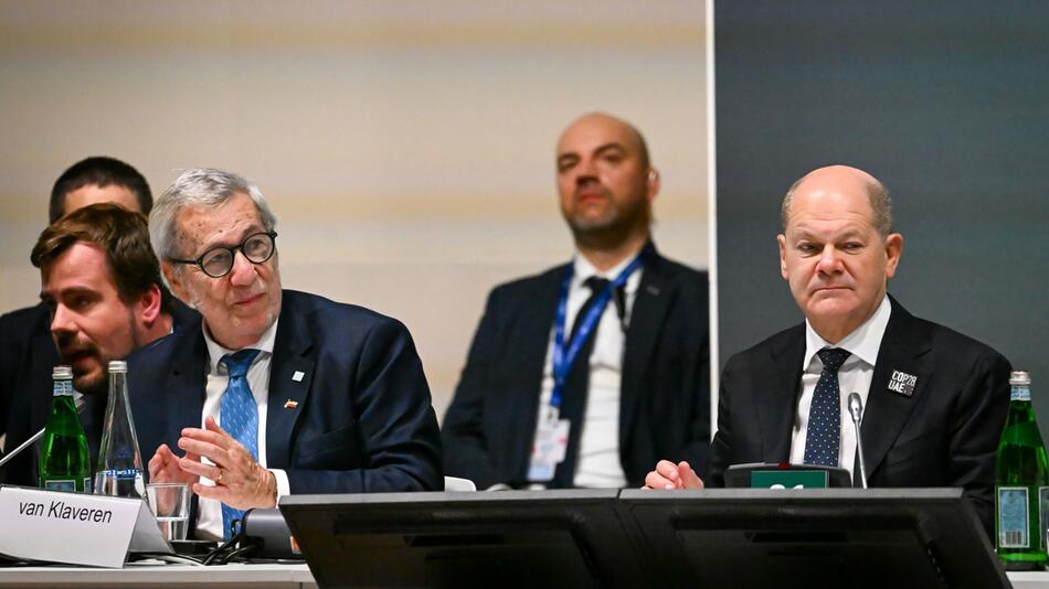 Bundeskanzler Scholz bei der Weltklimakonferenz