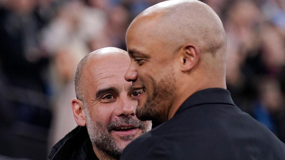 Pep Guardiola und Vincent Kompany