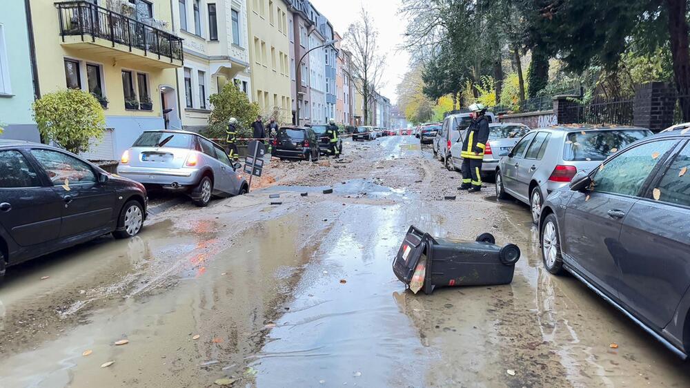 Wasserrohrbruch in Dortmund