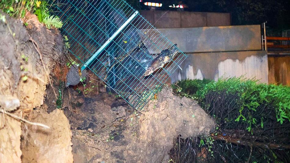 Erdrutsch in Remscheid nach Dauerregen