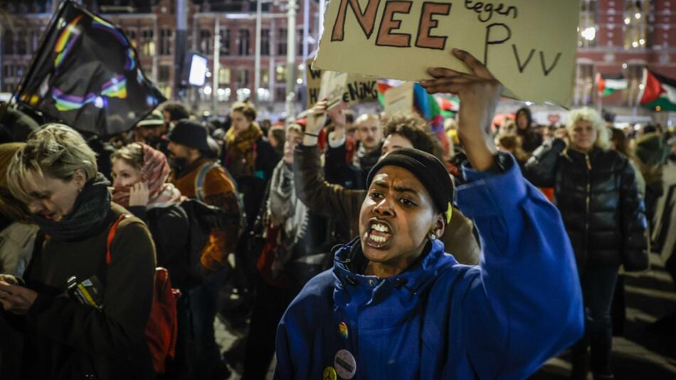 Nach der Parlamentswahl in den Niederlanden - Proteste