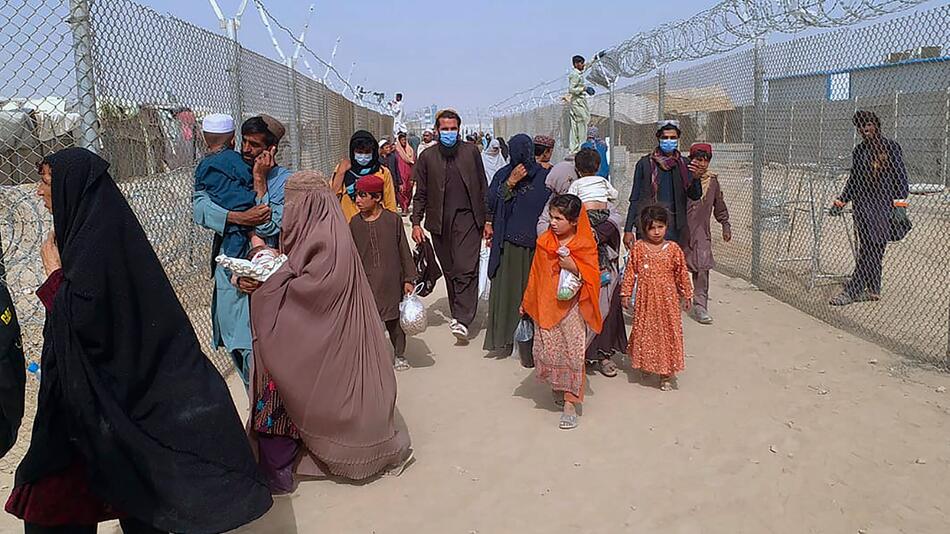 Konflikt in Afghanistan - Pakistanische Grenzübergangsstelle