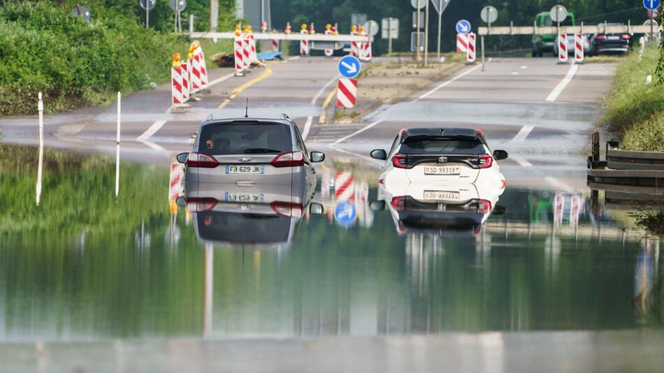 Straßen voller Wasser