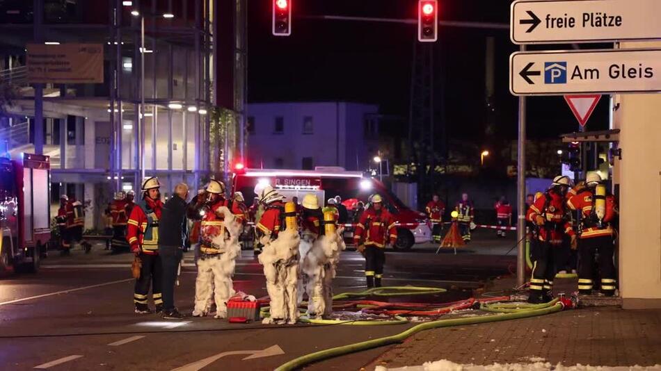 BaWü: Neun Verletzte bei Wohnhausbrand in Singen