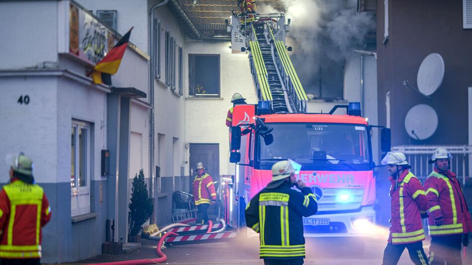 Brand in Obdachlosenunterkunft