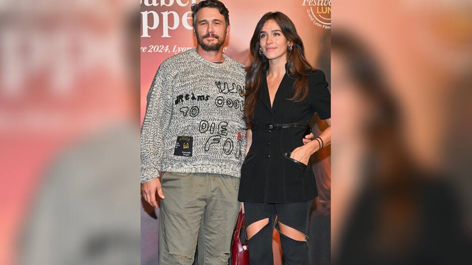 James Franco mit Izabel Pakzad in Lyon.