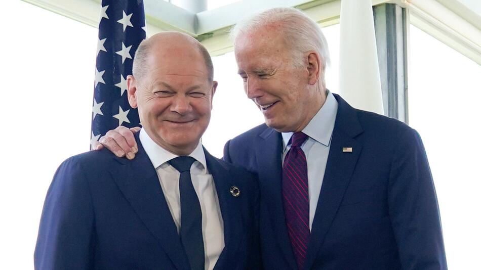 Olaf Scholz und Joe Biden.
