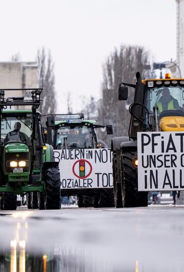 Bauernproteste - München