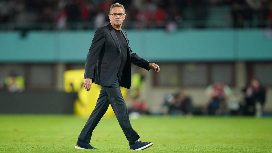 Österreichs Nationaltrainer Ralf Rangnick nach der Niederlage gegen Belgien in der EM-Qualifikation