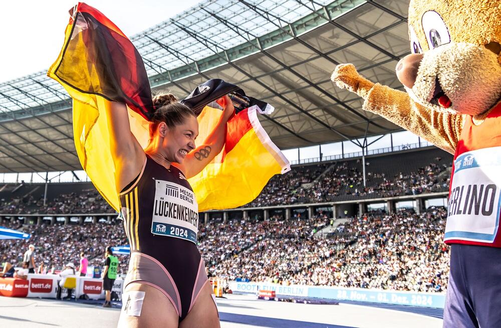 Gina Lückenkempter feiert in Berlin ihre persönliche Bestzeit über 100 Meter