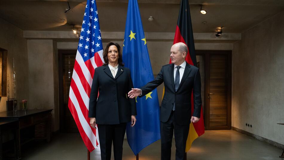 Kamala Harris und Olaf Scholz