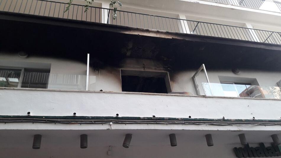 Brand in Hotel auf Mallorca