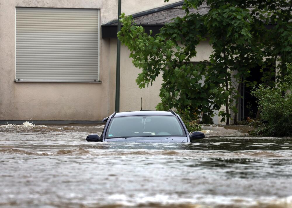 Hochwasser in Offingen