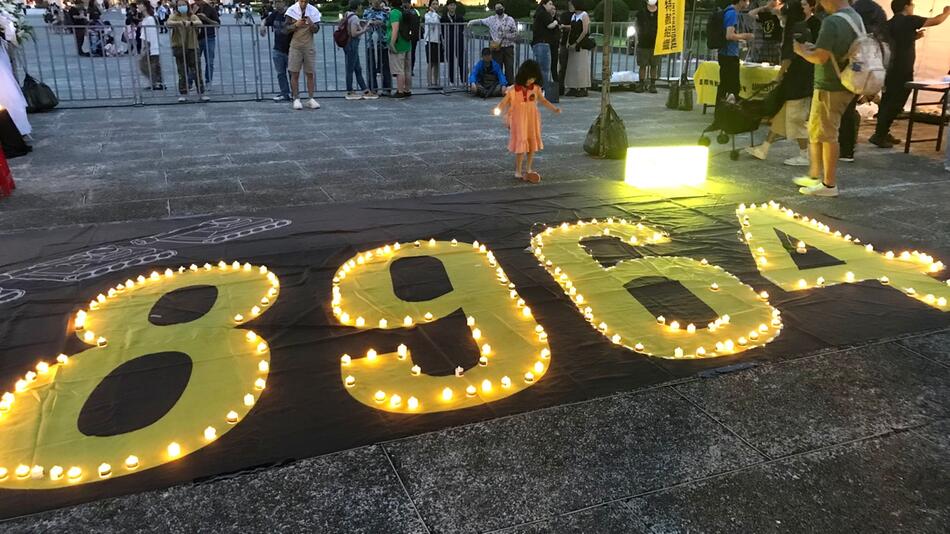 Mahnwache für Opfer des Tiananmen-Massakers