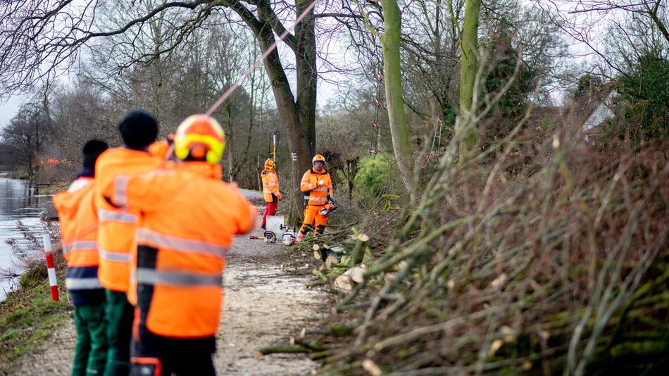 Hochwasser in Niedersachsen - Oldenburg