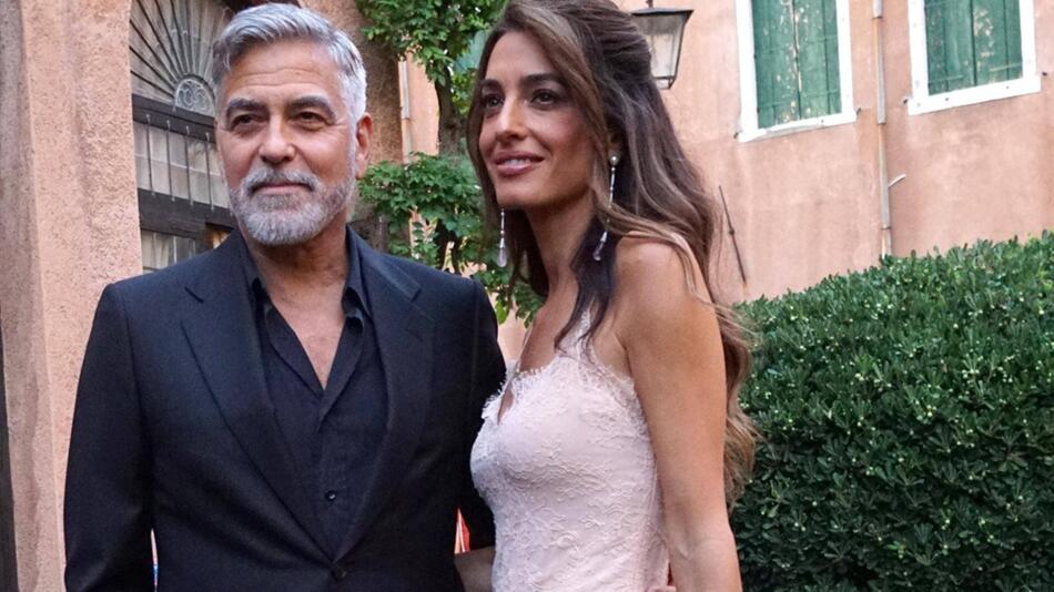 George und Amal Clooney, hier 2023 in Venedig aufgenommen.