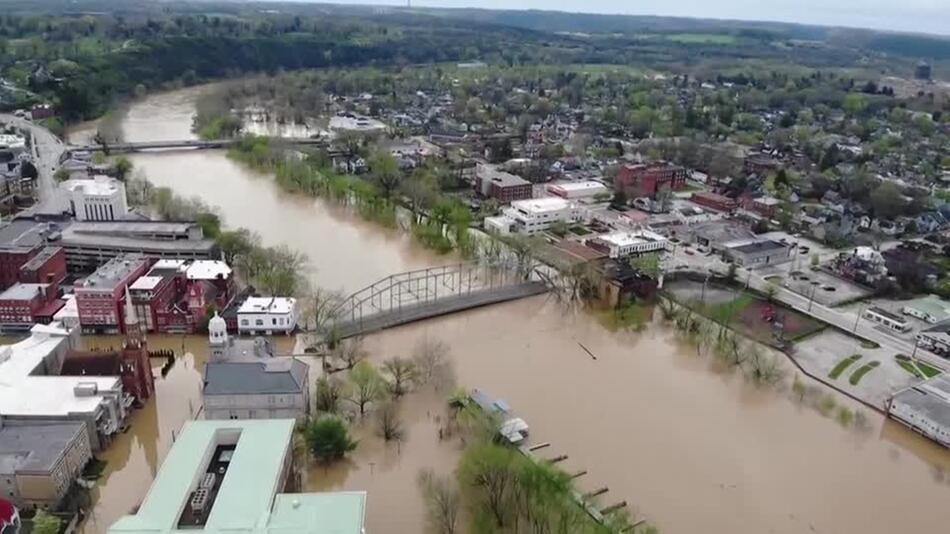 Heftige Unwetter setzen Regionen in Ohio und Kentucky unter Wasser
