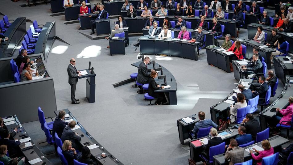 Haushaltsdebatte im Bundestag