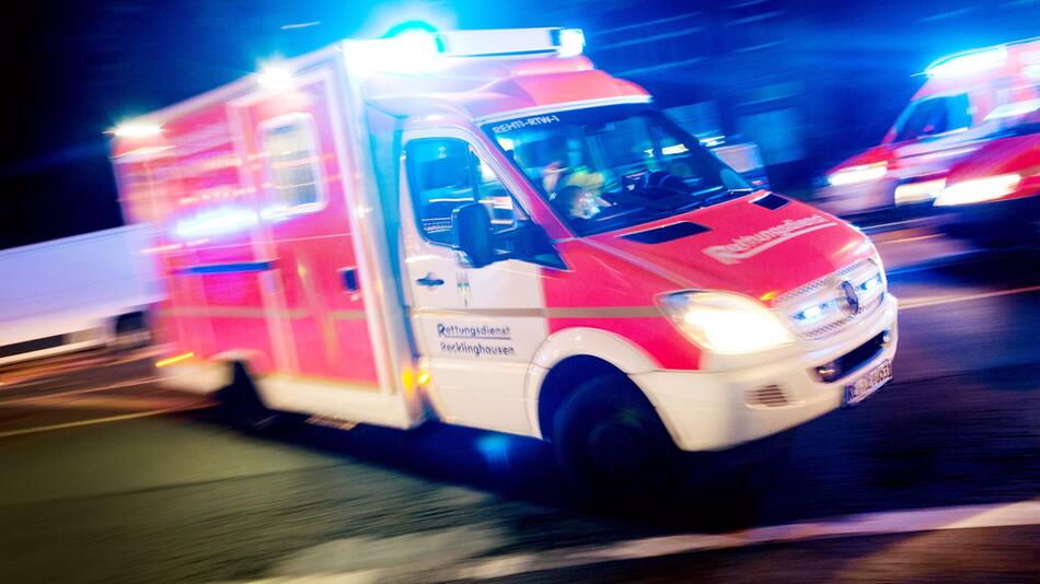 Rettungswagen im Einsatz